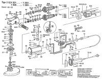 Bosch 0 601 321 001  Angle Grinder 110 V / Eu Spare Parts